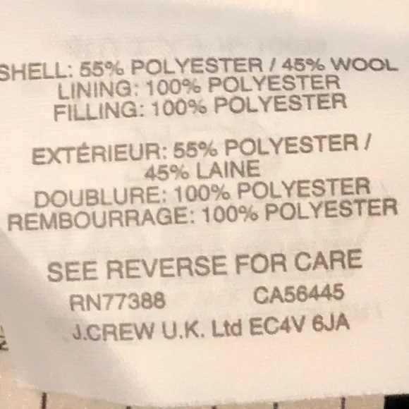 New nwt J.Crew Tartan Plaid Mountain Puffer Vest small - Picture 12 of 13